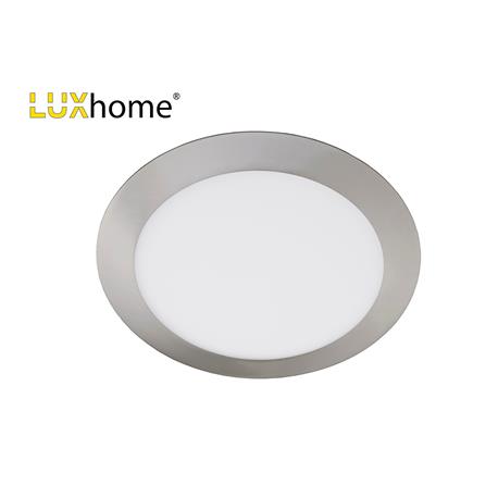 DONWLIGHT LUXHOME 18W REDONDO EMPOTRAR LED NIQUEL SAT. 6000K