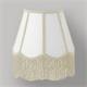 Aplique de Pared Blanco y Beige con Flecos | Serie YARA II