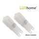 BOMBI. LED LUXHOME G9 2.5W BLISTER 2 UNID 6000K