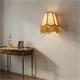 Aplique de Pared Blanco y Oro con Flecos | Serie YARA II