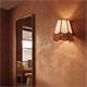 Aplique de Pared Blanco/Terracota con Flecos | Serie YARA II