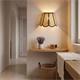 Aplique de Pared con Pantalla de Vienés Natural | Serie YARA