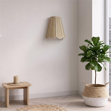 Aplique de Pared con Pantalla de Yute | Serie GALIA