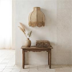 Aplique de Pared con Pantalla Yute y Flecos | Serie NALA II