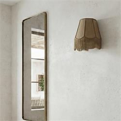 Aplique de Pared de Yute Natural con Flecos | Serie YARA II