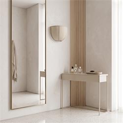 Aplique de Pared con Pantalla de Lino Beige | Serie LUNA