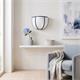 Aplique de Pared Blanco con Cinta Azul | Serie LUNA