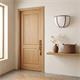 Aplique de Pared Blanco con Cinta Marrón | Serie LUNA