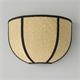 Aplique de Pared con Pantalla de Rafia Beige | Serie LUNA
