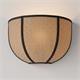 Aplique de Pared con Pantalla de Rafia Gris | Serie LUNA