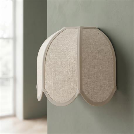 Aplique de Pared con Pantalla de Tejido KAV | Serie IRIS