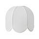 Aplique de Pared con Pantalla de Lino Blanco | Serie IRIS