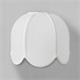 Aplique de Pared con Pantalla de Lino Blanco | Serie IRIS