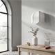 Aplique de Pared con Pantalla de Lino Blanco | Serie IRIS