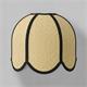 Aplique de Pared en Rafia Beige | Serie IRIS
