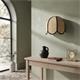 Aplique de Pared en Rafia Beige | Serie IRIS