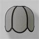 Aplique de Pared en Rafia Gris | Serie IRIS