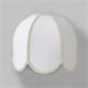 Aplique de Pared con Pantalla Blanca y Beige | Serie IRIS