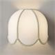 Aplique de Pared con Pantalla Blanca y Beige | Serie IRIS