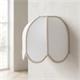 Aplique de Pared con Pantalla Blanca y Beige | Serie IRIS