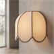 Aplique de Pared con Pantalla Blanca y Beige | Serie IRIS