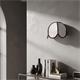 Aplique de Pared con Pantalla Blanca y Burdeos | Serie IRIS