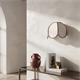 Aplique de Pared con Pantalla Blanca y Oro | Serie IRIS