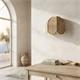 Aplique de Pared con Pantalla en Yute Natural | Serie IRIS