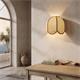 Aplique de Pared con Pantalla en Yute Natural | Serie IRIS