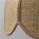 Aplique de Pared con Pantalla en Yute Natural | Serie IRIS