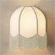 Aplique de Pared Blanco con Flecos Beige | Serie IRIS II
