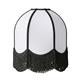 Aplique de Pared Blanco con Flecos Negros | Serie IRIS II