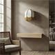 Aplique de Pared Blanco con Flecos Dorados | Serie IRIS II