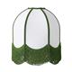 Aplique de Pared Blanco con Flecos Verdes | Serie IRIS II