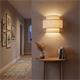 Aplique de Pared Doble en Lino Beige | Serie AISHA
