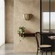 Aplique de Pared con Pantalla de Rafia Beige | Serie LUNA
