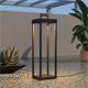 Sobremuro Exterior LED Negro, IP65, 105cm | Serie MIAJADA