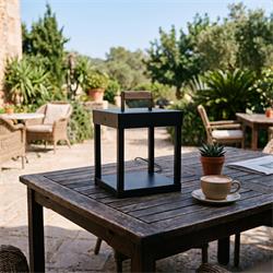 Sobremuro Exterior LED Negro, IP65, 30cm | Serie MIAJADA