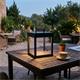 Sobremuro Exterior LED Negro, IP65, 30cm | Serie MIAJADA