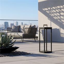 Sobremuro Exterior LED Negro, IP65, 75cm | Serie MIAJADA