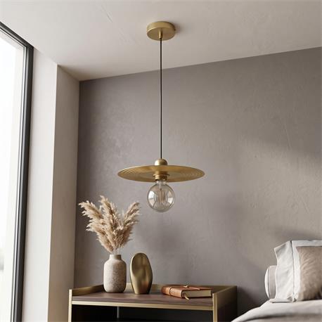 Lampara de techo metal Lourdes D30 Oro