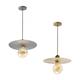 Lámpara de Techo Colgante Metal Oro D26 | Serie LOURDES