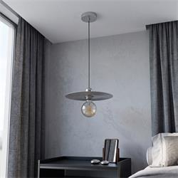 Lampara de techo metal Lourdes D30 Plata
