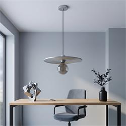 Lampara de techo Lourdes Plata D40