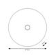 Aplique de Pared LOURDES Metal Lourdes Oro D50
