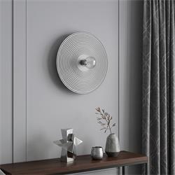 Aplique de pared Lourdes Plata D50