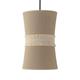 Lámpara de Techo de Yute con Rafia Beige, d20 | Serie NAIARA
