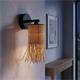 APLIQUE PARED MALI 1 LUZ TEJIDO NATURAL DESHILADO XTRELAMP