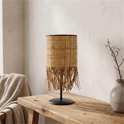 SOBREMESA MALI 1 LUZ TEJIDO NATURAL DESHILADO XTRELAMP