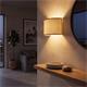 Aplique de Pared con Pantalla en Lino Beige | Serie ADINA